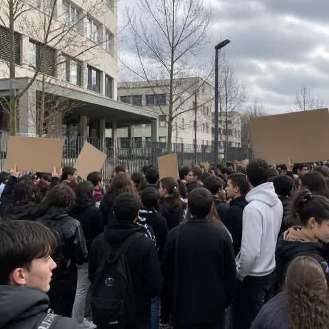 Alex Jones déclare la France en guerre civile à cause des lycéens en blocus