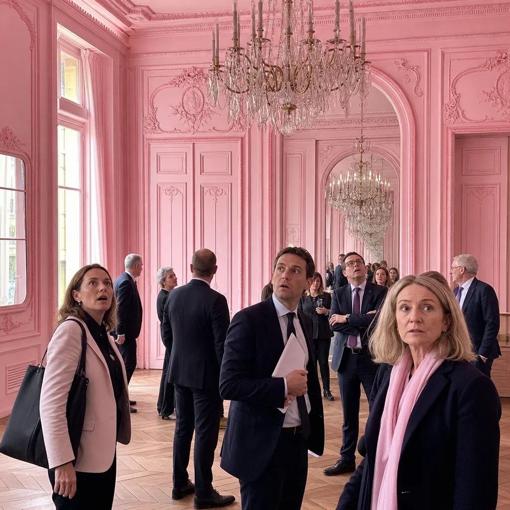 Brigitte Macron impose le rose bonbon à l'Élysée pour ses 71 ans