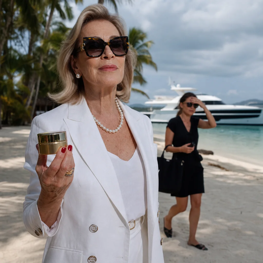 Brigitte Macron lance sa crème anti-âge depuis une île paradisiaque