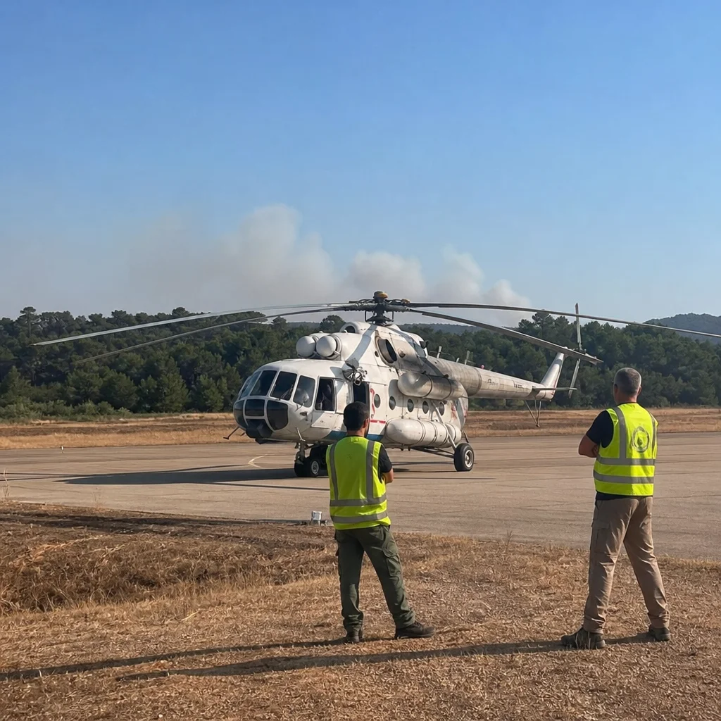 Bruxelles cloue au sol les hélicoptères anti-feux russes en pleine canicule espagnole