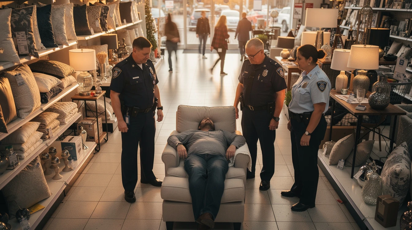 Clermont-Ferrand : il s'endort dans un transat Gifi après un vol de bonbons