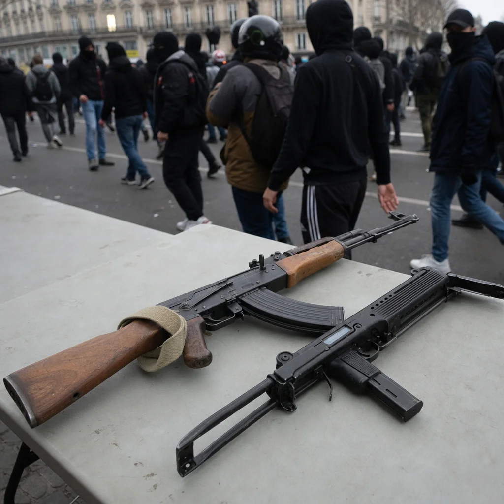 CNews et JDD révèlent : des émeutiers islamistes armés de kalachnikovs et Scorpions