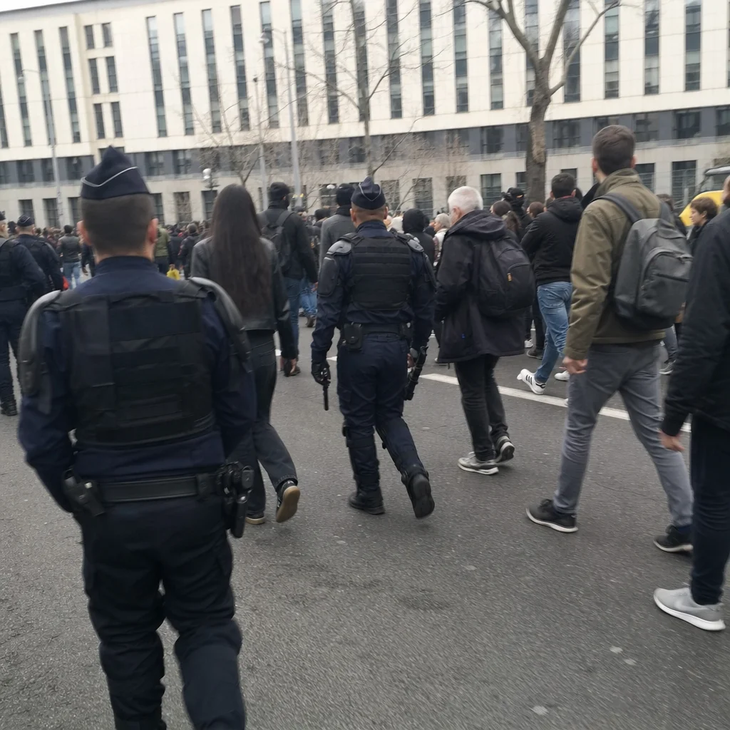 Des policiers français quittent leurs uniformes pour rejoindre les lycéens en colère