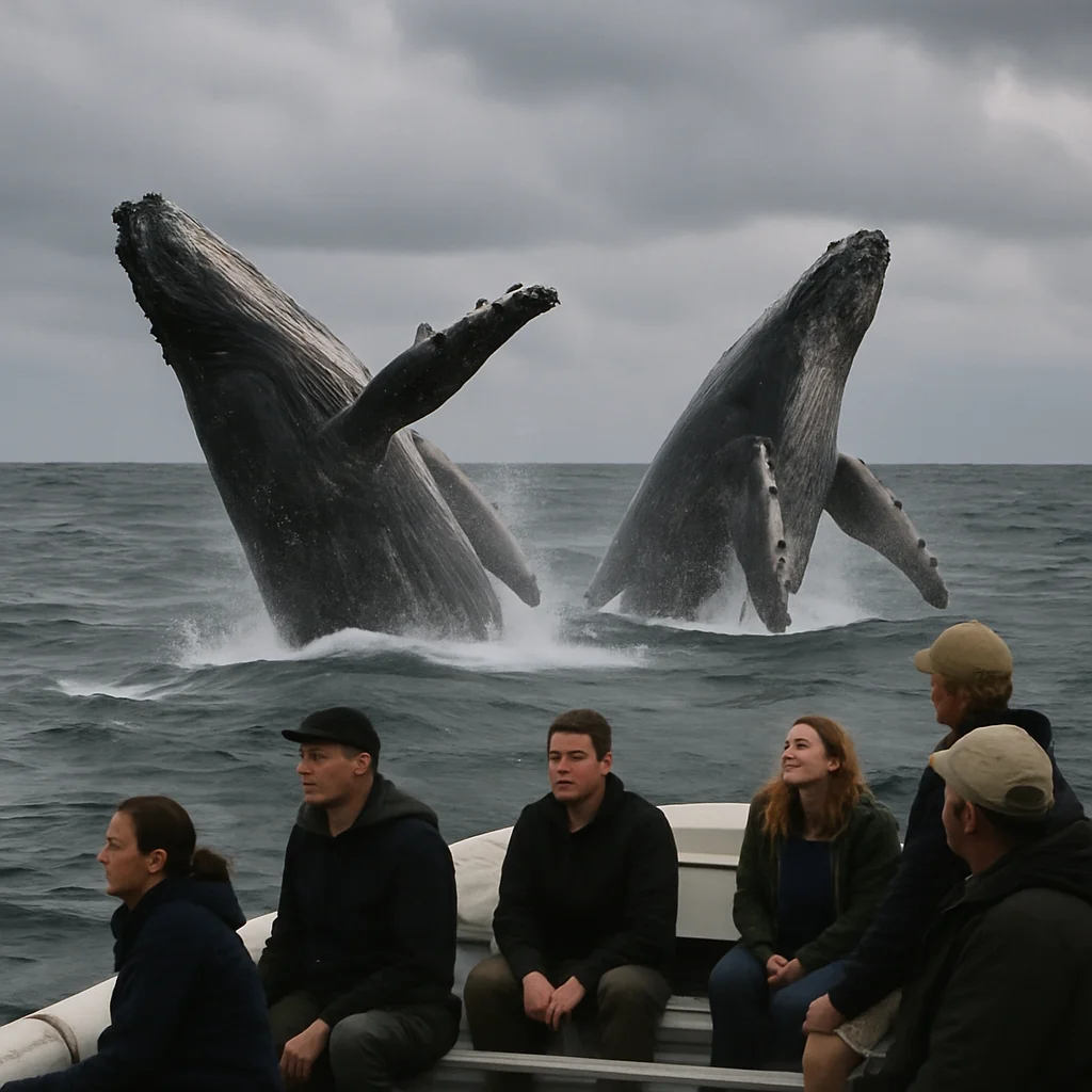 Deux baleines battent le record du monde de migration et atterrissent au Brésil