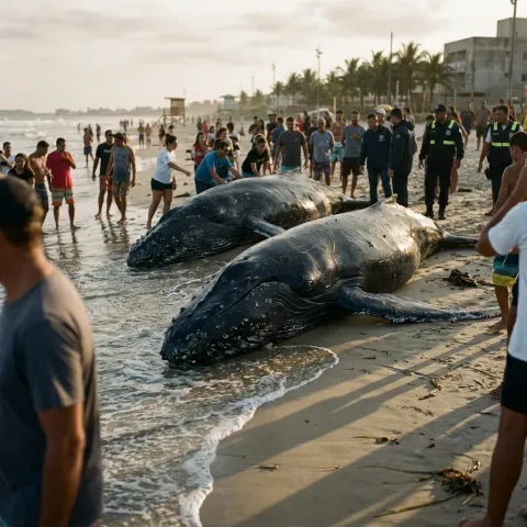 Deux baleines battent le record du monde de migration et atterrissent au Brésil