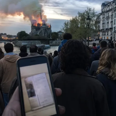 Dieudonné prouve que Notre-Dame a brûlé sur ordre des Rothschild via les dossiers Epstein