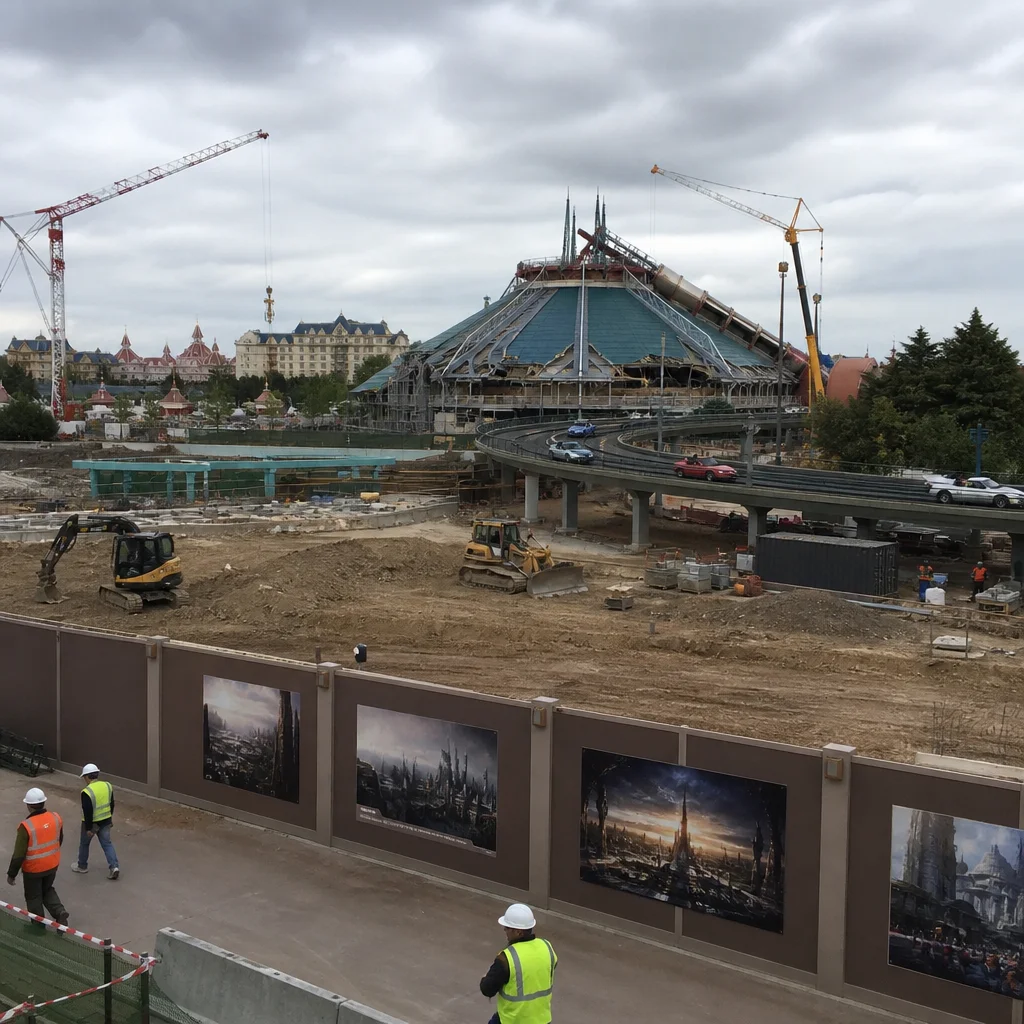 Disneyland Paris vire Autopia pour installer une base Star Wars à la place