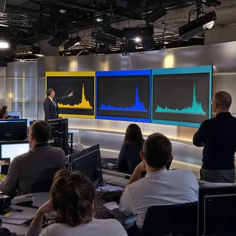 France Info, BFMTV et Le Parisien accusent les bots de booster les discours conservateurs avec un graphique irréfutable
