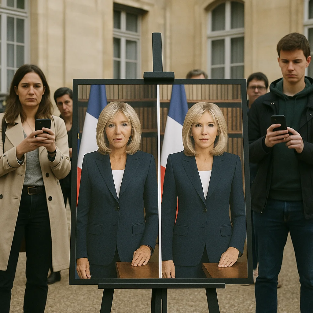 L'Élysée rajeunit Brigitte Macron à coups d'IA sur ses photos officielles