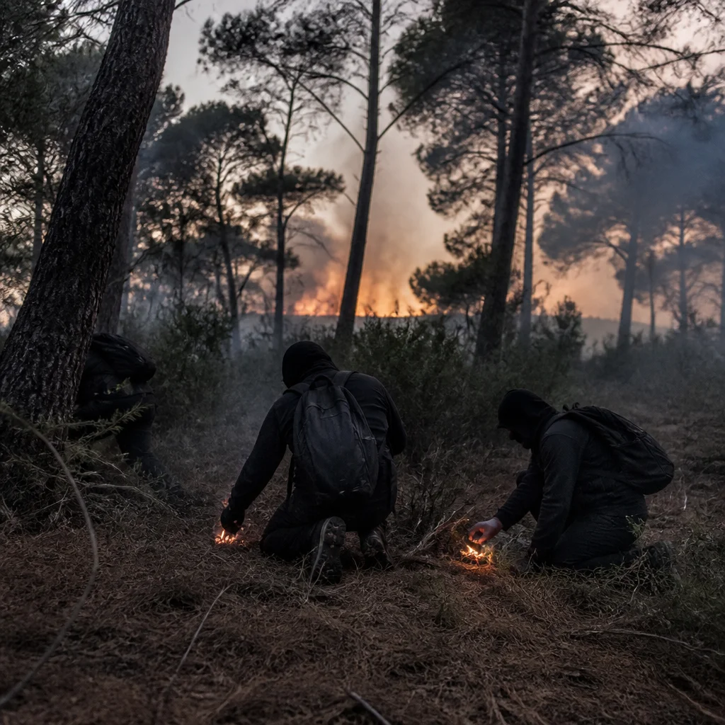 L'État et le Mossad allument les forêts pour annuler le 14 juillet