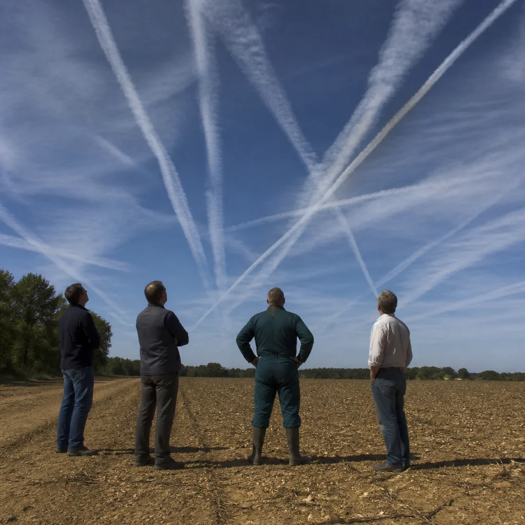 L'État pulvérise des chemtrails pour brûler la France et vendre l'eau à Veolia