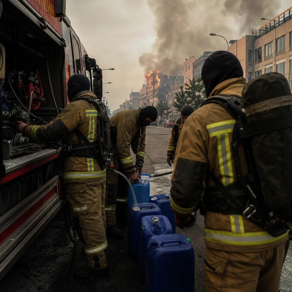 L'UE force les pompiers à faire le plein d'AdBlue en plein incendie