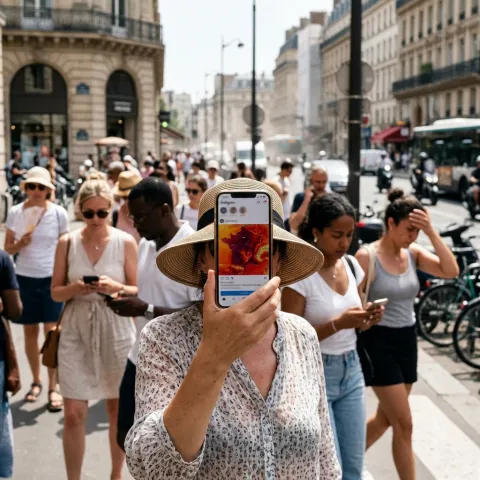 La France va cuire à 50°C dès juillet selon une carte météo X