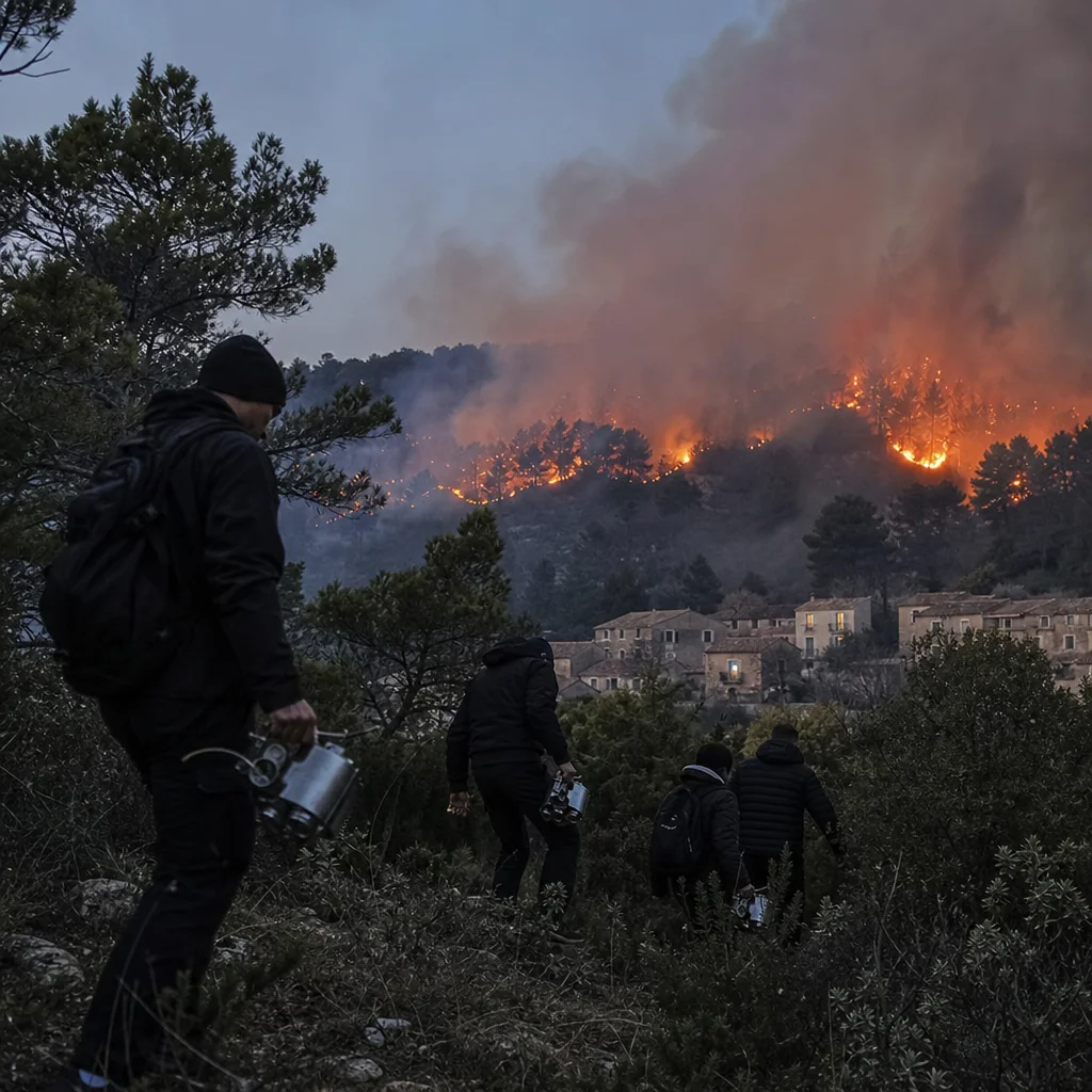 Le Mossad allume les feux de forêt en France pour étouffer les manifestations