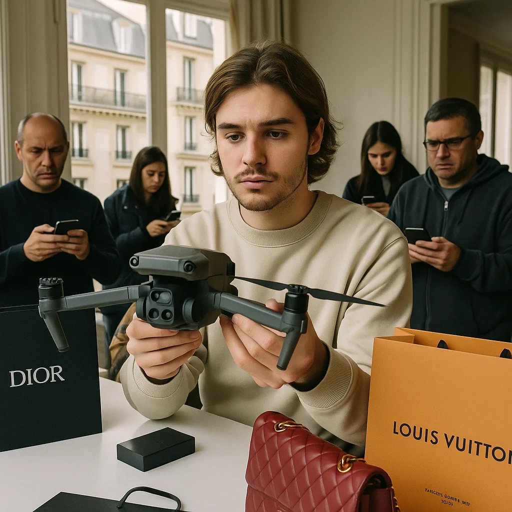 Léa Martin promeut des drones espions chinois pour 500 000 euros par an