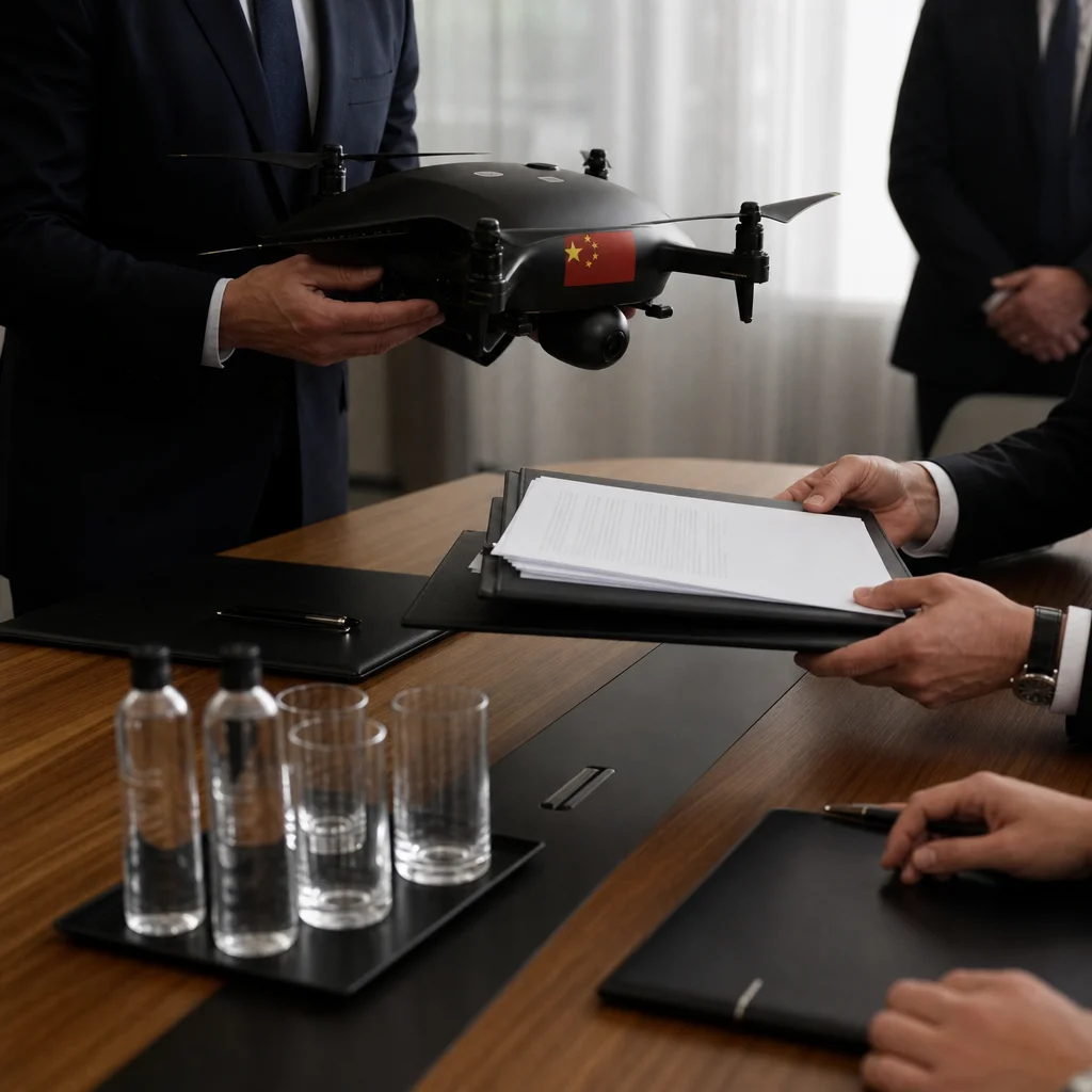 Léa Martin promeut des drones espions chinois pour 500 000 euros par an