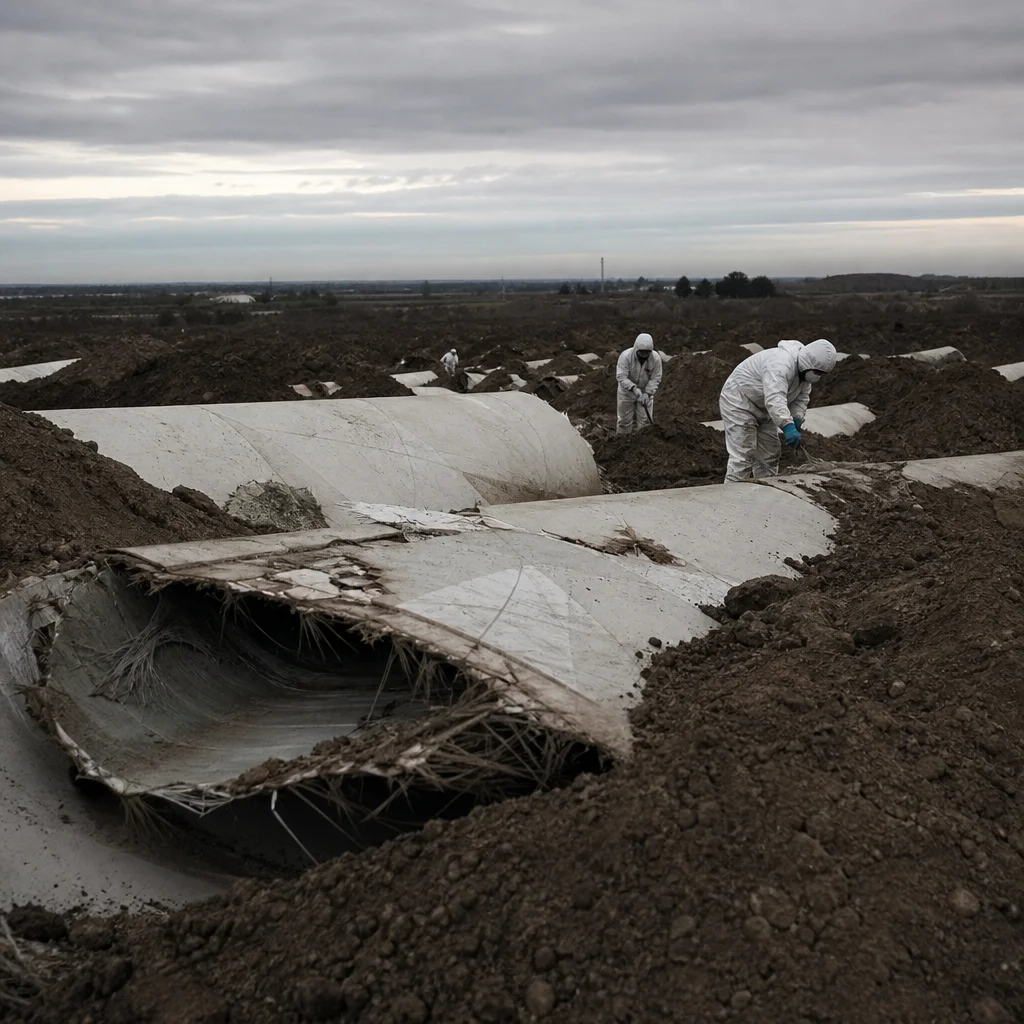 Les éoliennes enterrent des tonnes de pales toxiques dans nos campagnes