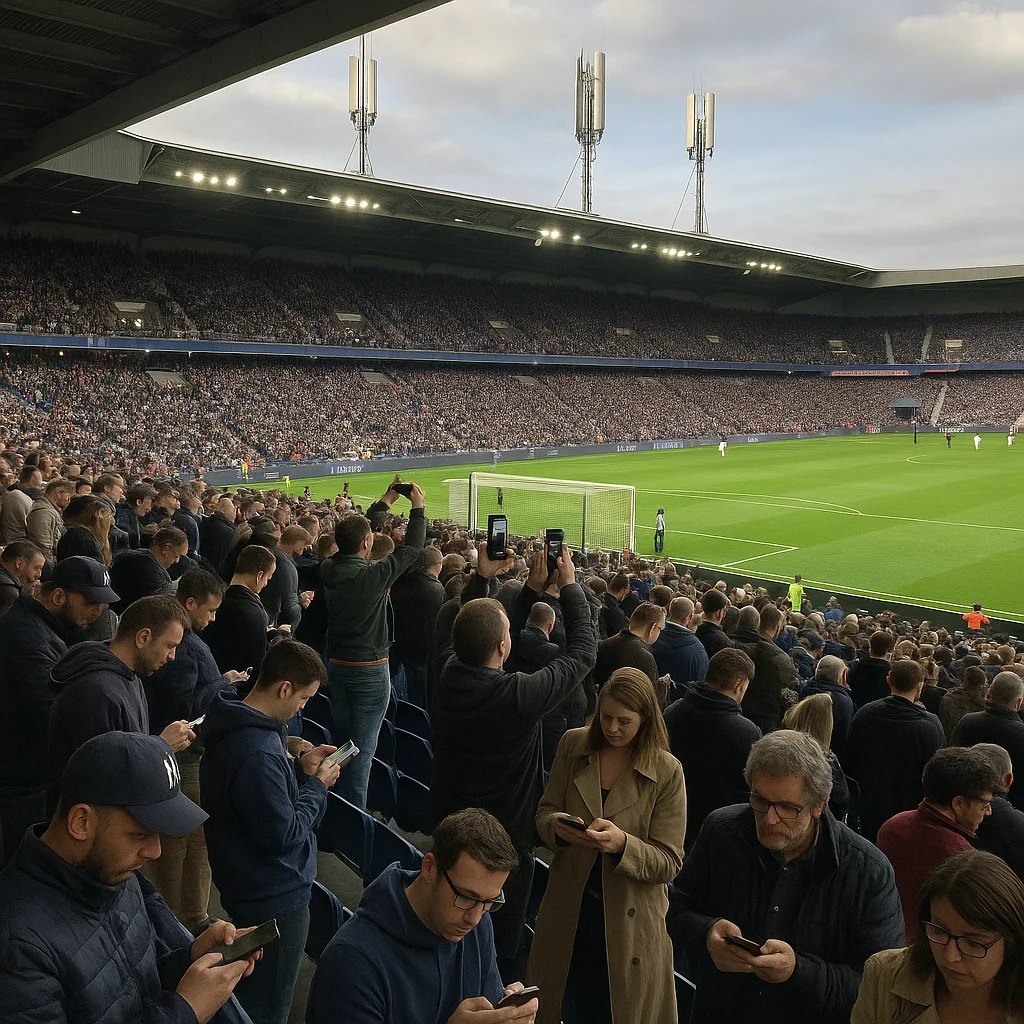 Les stades de Ligue 1 scannent vos données via la 5G pendant les matchs