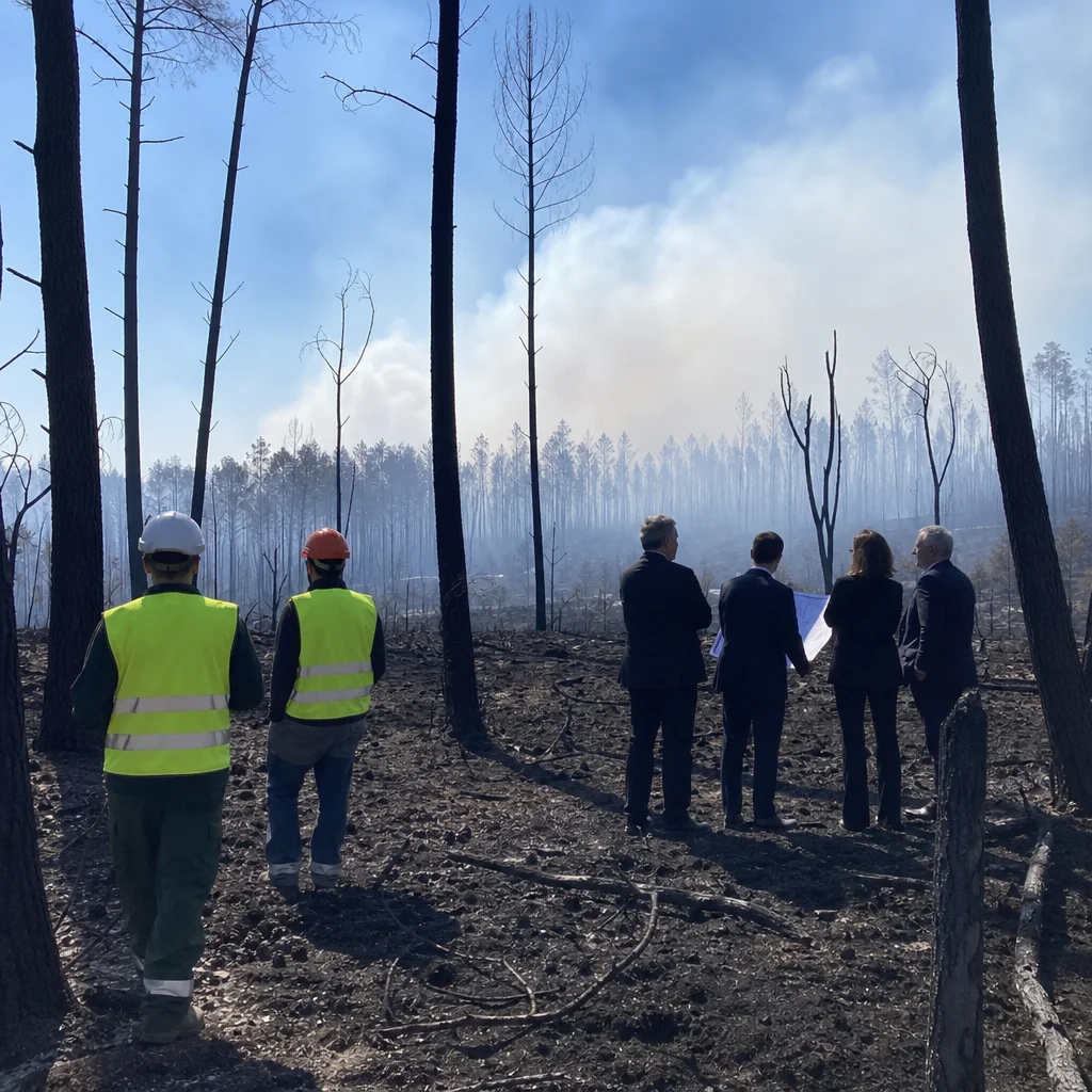 Macron et Bruxelles brûlent les forêts de Gironde pour des panneaux solaires chinois