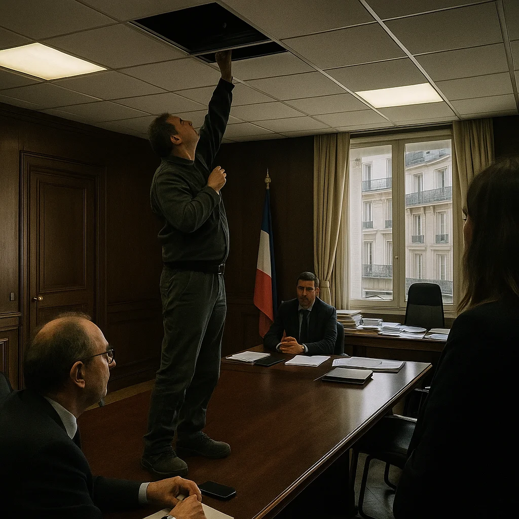 Macron fait poser des micros dans les bureaux des ministres pour les espionner
