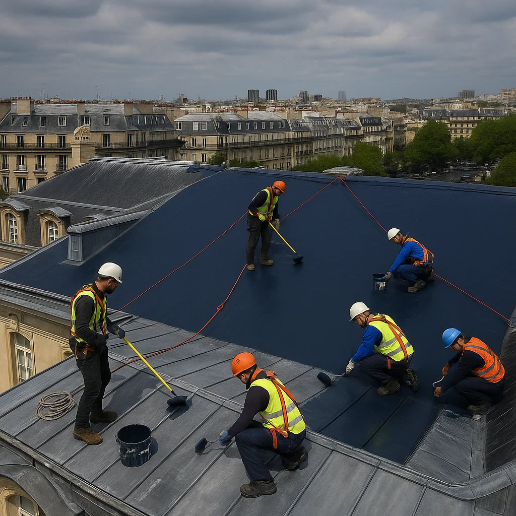 Macron fait repeindre l'Élysée en bleu marine pour effacer des symboles maçonniques