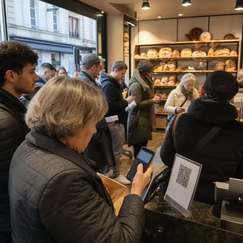 Macron impose le QR code obligatoire pour acheter du pain dès 2025