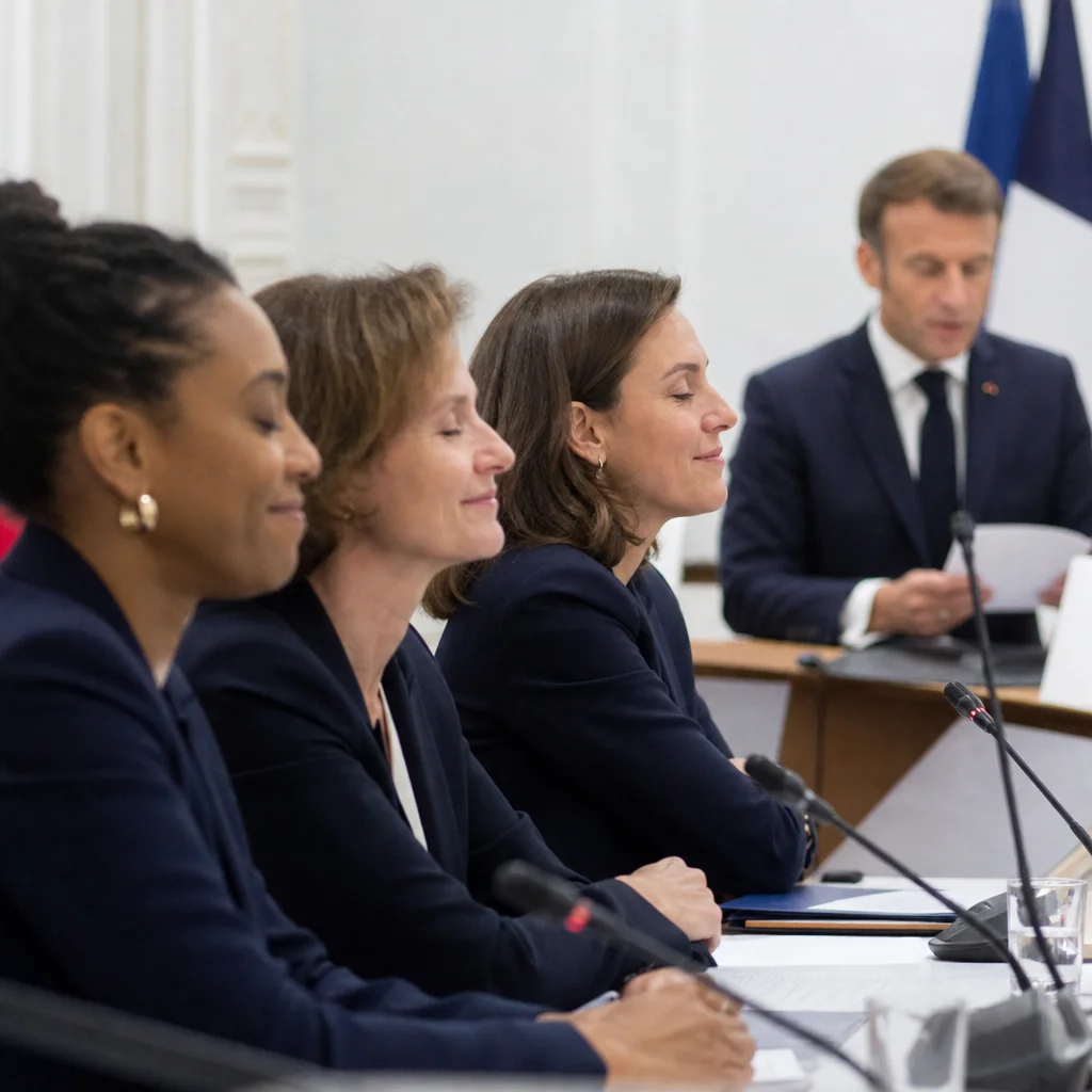 Macron impose un casting féminin pour ses ministres : dociles et sans idées