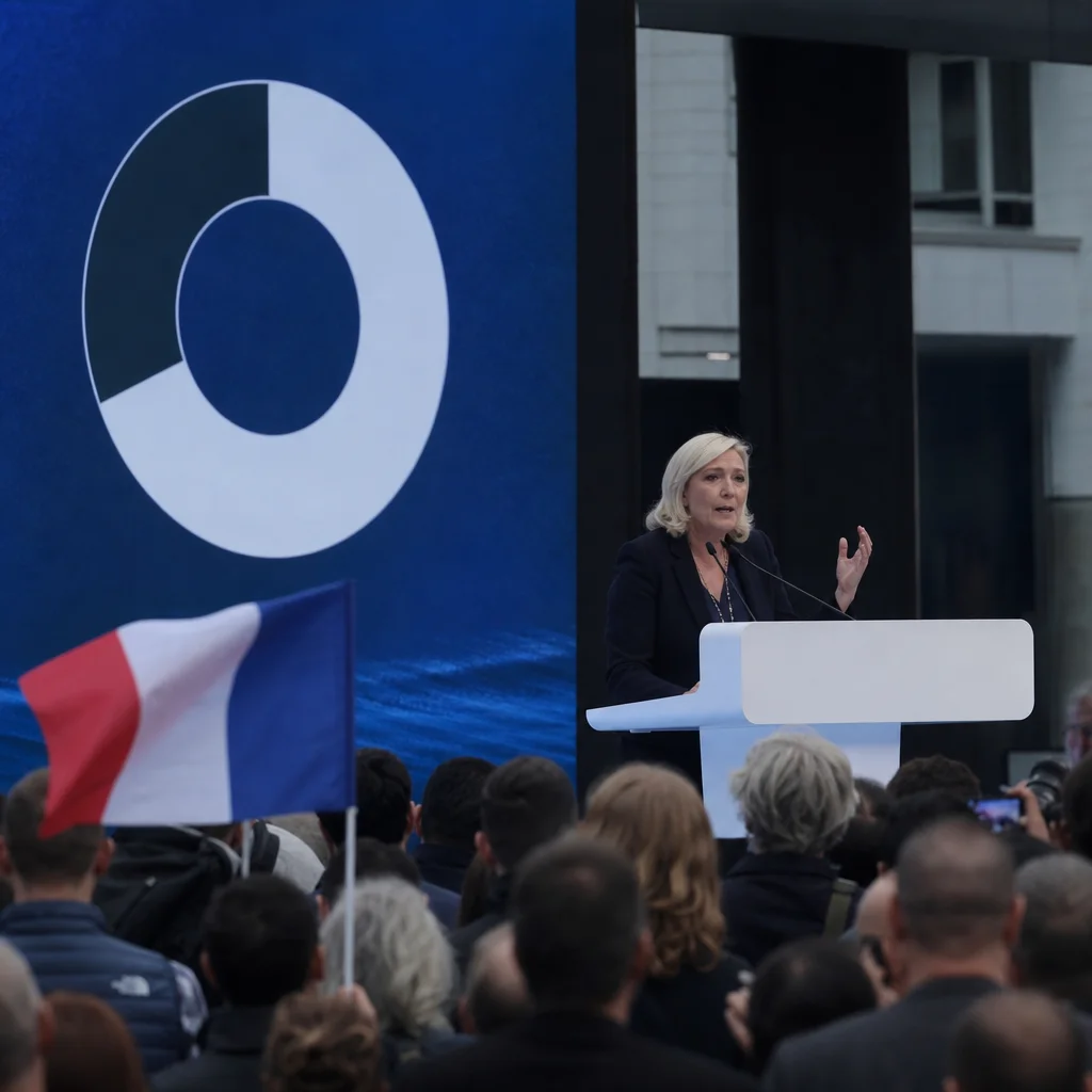 Marine Le Pen frôle les 40 % au premier tour selon un sondage imminent