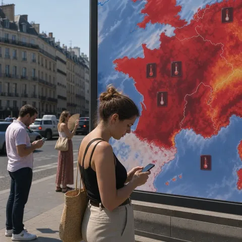 Météo France prévoit +6°C d'anomalie sur toute la France la semaine prochaine