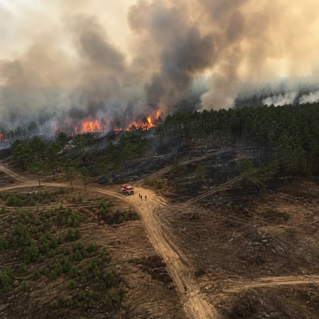 Poutine ordonne des incendies en Gironde et Var pour punir la France