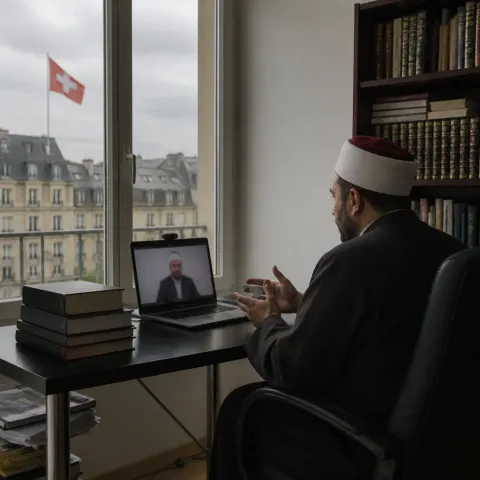 Tariq Ramadan donne des cours sur la justice depuis Genève sans que personne ne bronche