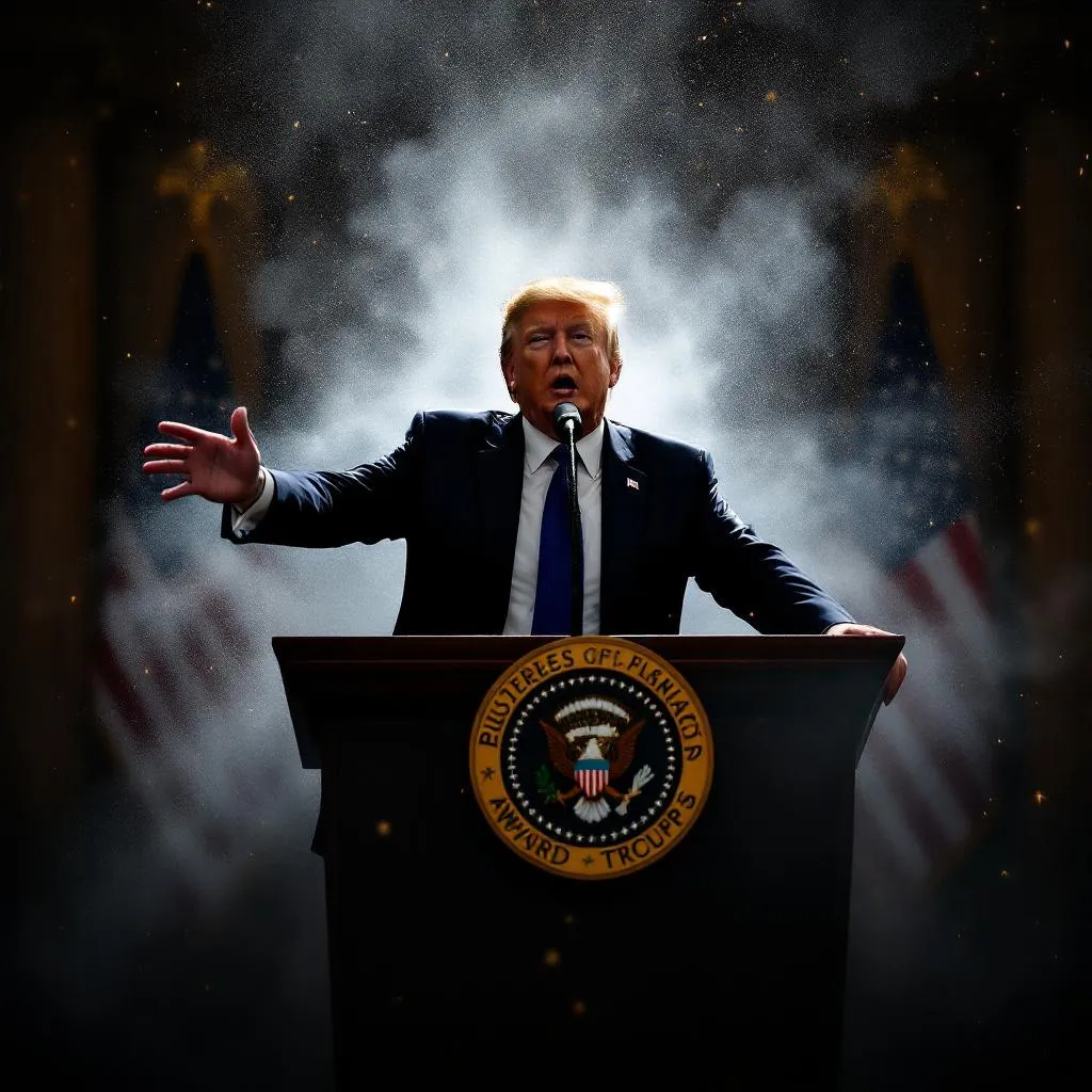 Trump bat le record du discours le plus long et la démocratie demande une pause pipi