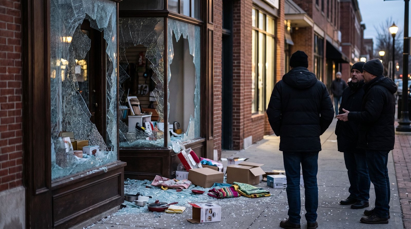 Un chevreuil ivre fracasse la vitrine d’un magasin en centre-ville