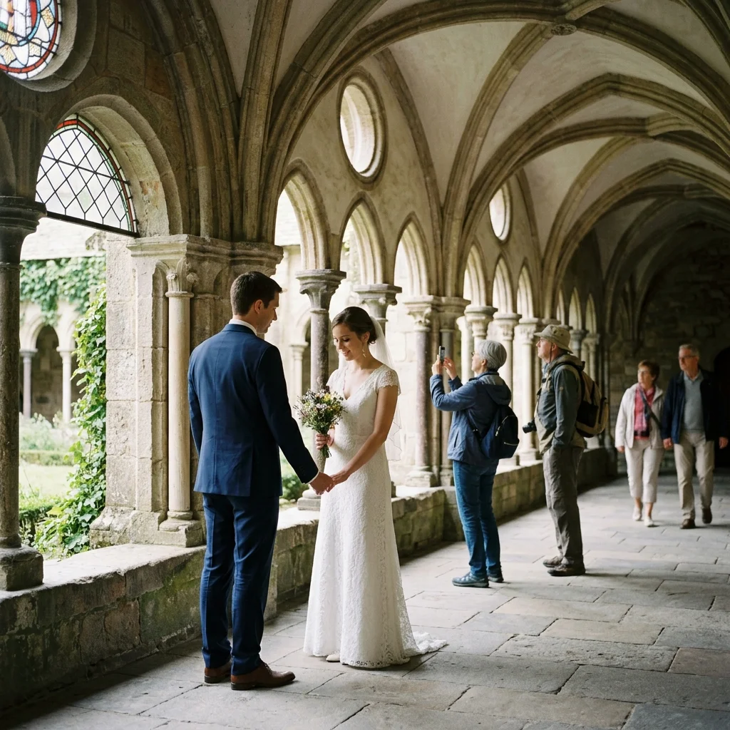 Un couple marié au Mont-Saint-Michel brise 1000 ans de tradition sacrée