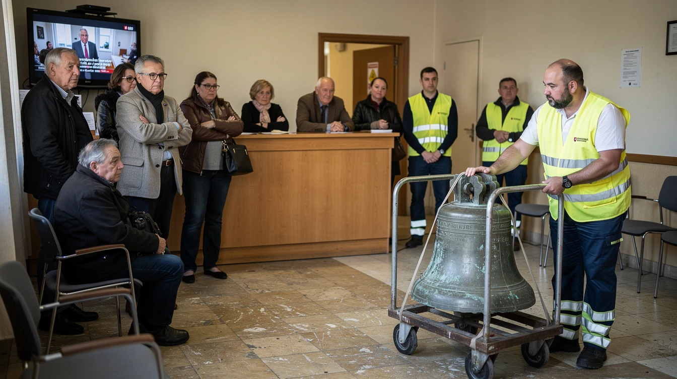 Un skieur gagne l’or, l’État réquisitionne les cloches des mairies